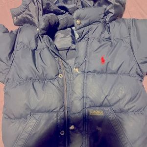 Dark Blue 5T Polo coat